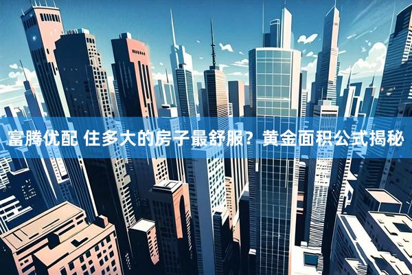 富腾优配 住多大的房子最舒服？黄金面积公式揭秘